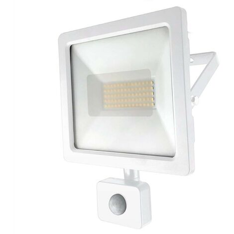 FARETTO LED CON SENSORE 50W BIANCO 4000K