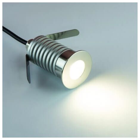 Faretto LED CREE segnapasso 3W calpestabile 12-24v 180LM ip67  Bianco Freddo