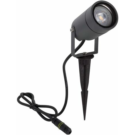 DLLT Faretti Solari a Led da Esterno, 2-IN-1 Lampade Solari da Giardino, Luce  Solare led Esterno Impermeabile IP65 con Cavo da 3 Metri per Alberi,  Arbusti, Vialetto del Giardino (bianco caldo 3000K) 