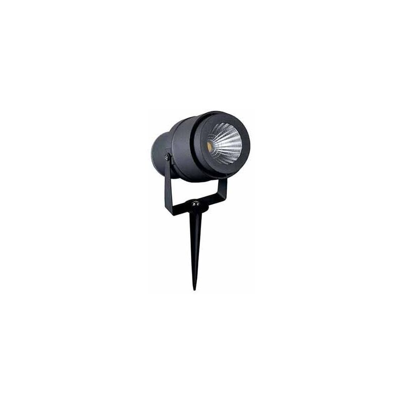 VT-857 faretto led cob da giardino 12W con picchetto colore nero - sku 7544 / 7545 / 7546 - Colore Luce: Verde - V-tac