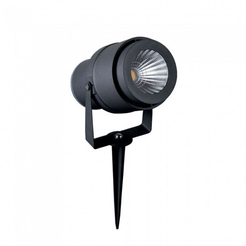 Projecteur de jardin led V-tac 12 w avec piquet, gris, blanc chaud, IP65 Projecteur de jardin led V-tac 12 w avec piquet, gris, blanc chaud, IP65