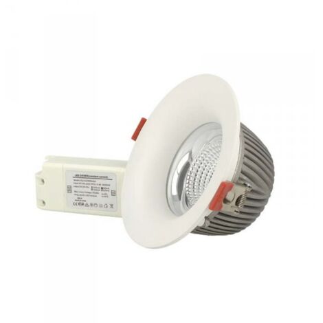 LEDLUX Faretto Led Da Incasso 15W Bianco Neutro 120mm 60 Gradi