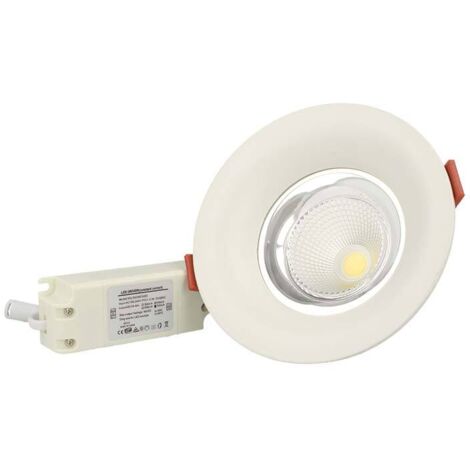 Faretto Led Da Incasso 20W Bianco Neutro 148mm 60 Gradi