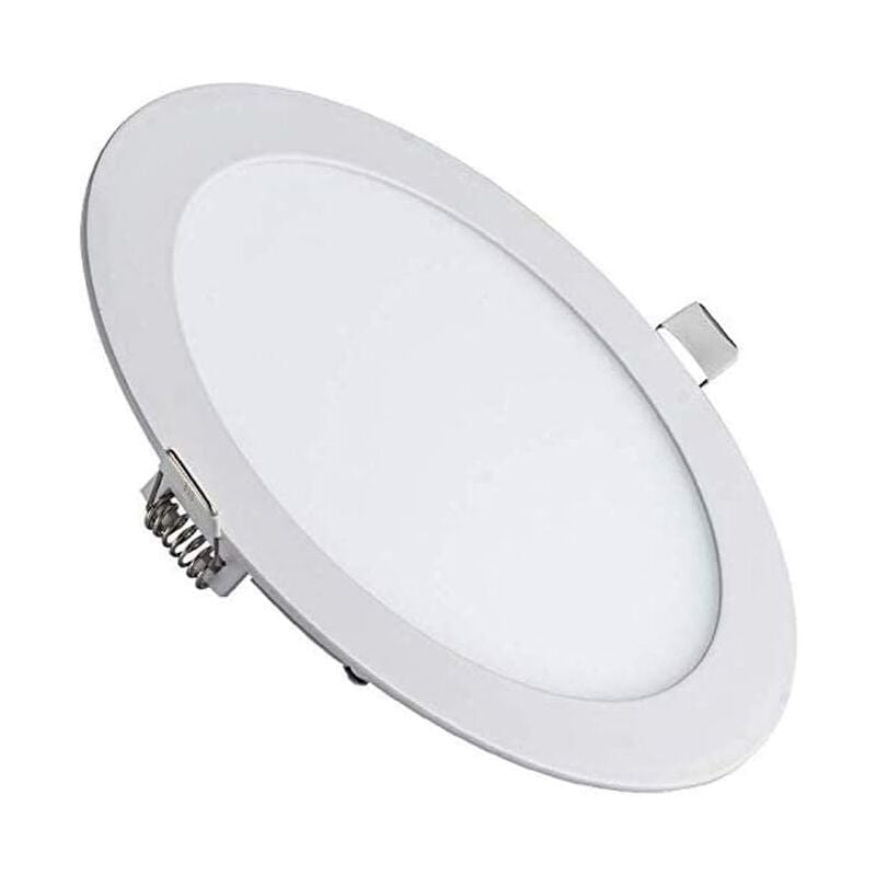 Image of Faretto Led da Incasso Dimmerabile, 9W 6000K Bianco Naturale, Plafoniera Led Bagno IP65, Faretto Led Extra Piatto 35mm, Diametro Foro Φ130-135mm