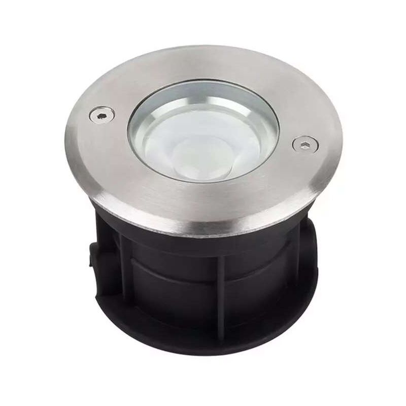 Image of Faretto led da Incasso Pavimento per Esterni 5W 350lm 15° Ø100mm Impermeabile IP68 Radiofrequenza 2.4GHz - rgb cct 2700K-6500K s