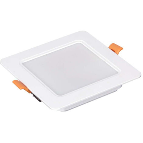 Faretto Led Da Incasso Quadrato 5W 500LM Bianco Freddo 6000K 95X95mm