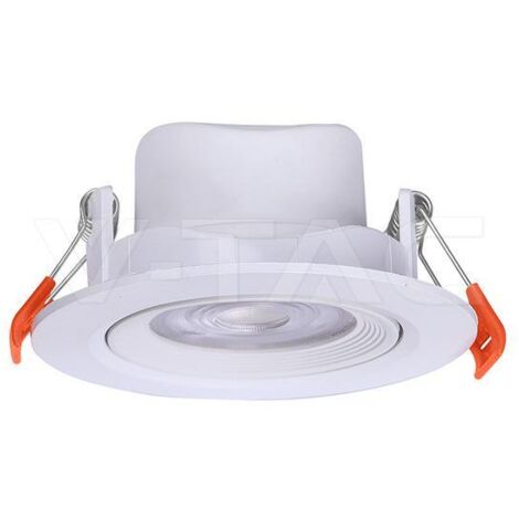 FARETTO LED DA INCASSO ROTONDO 7W ORIENTABILE CCT COLORE BIANCO