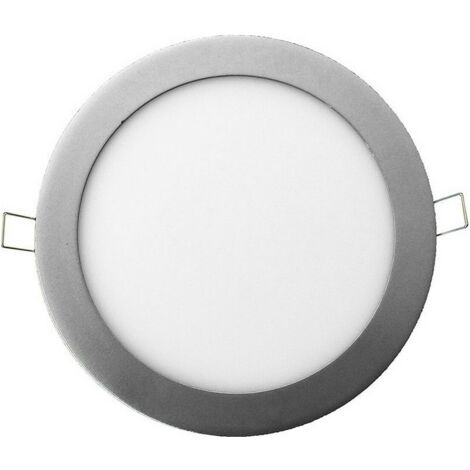 Faretto LED da incasso tondo 20w luce fredda 6400k 1500lm cromo ø22,5cm EDM