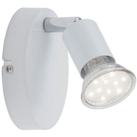 Faretto LED da parete, 10,5 cm, 3 W, bianco, Briloner Leuchten