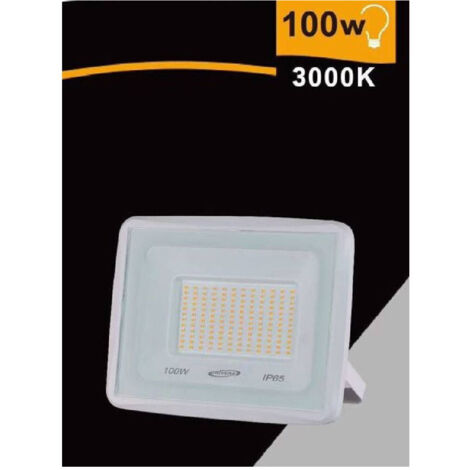 Faretto Led Faro 100 W 9000lm Ip65 Bianco Luce Calda Naturale Fredda Ek02-100w-b