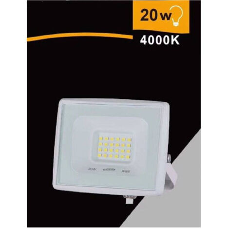 Faretto Led Faro 20 W 1800 Lm Ip65 Bianco Luce Calda Naturale Fredda Ek02-20w-b