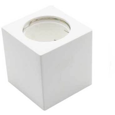 Faretto led in gesso quadrato 35w attacco gu10 weiß farbe 3664