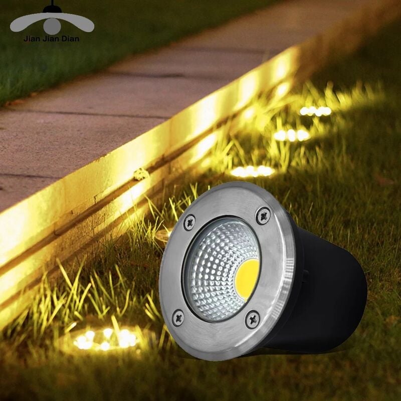 Image of Faretto calpestabile Segnapasso led cob 5w luce calda 3000K