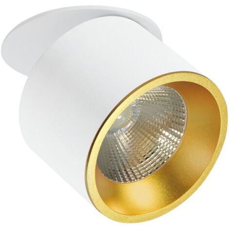 Faretto LED incasso orientabile 20W 1500lm oro Polux