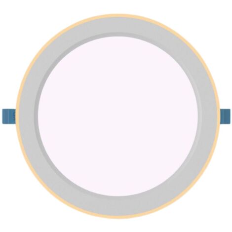 Faretto LED Incasso Pannello Rotondo 16W Alette Molla Soffitto Luce Calda HC