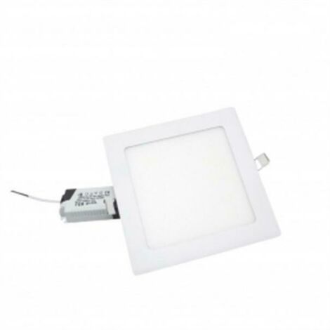 Faretto led incasso quadrato 12w vivalamp controsoffitto kit 5 pezzi 4200k