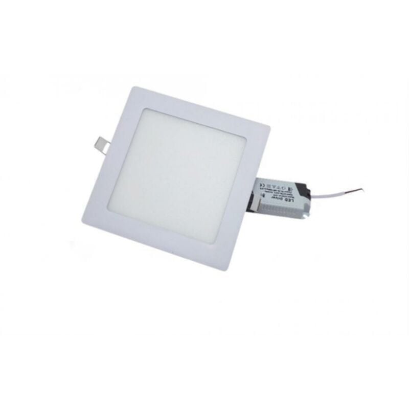 Image of Faretto led incasso quadrato 12w Vivalamp controsoffitto kit 5 pezzi 6400k