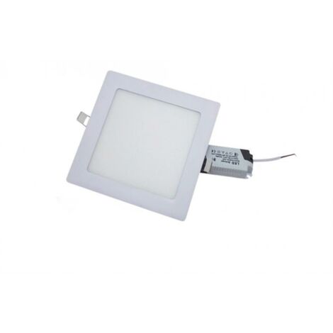 Faretto led incasso quadrato 12w vivalamp controsoffitto kit 5 pezzi 6400k