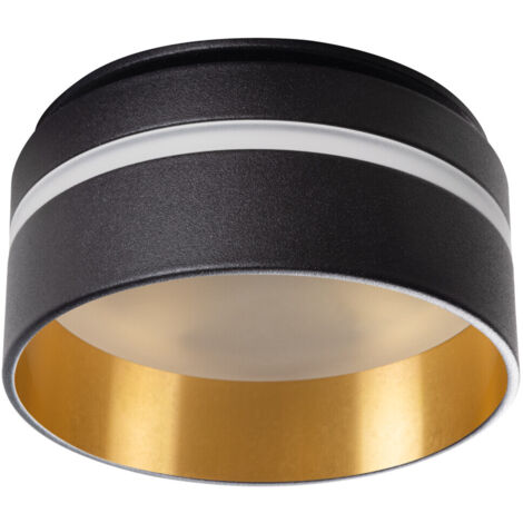 Faretto LED Kanlux GOVIK, nero e oro, 29234