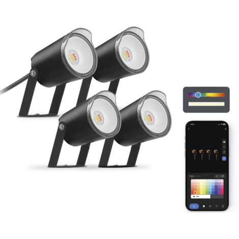 Faretto LED KSIX SmartLED Nero (3000K)