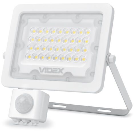 Faretto LED LUCA Videx PIR 30W 5000K 2700lm IP65 bianco