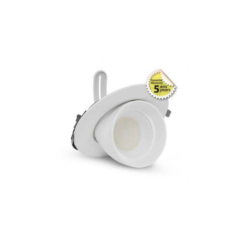 Image of Miidex Lighting - led led Snail orientabile 38W 3725/4115/3720lm 90° Ø195mmx135mm - Bianco caldo a ctc diurno 3000K/4000K/5700K