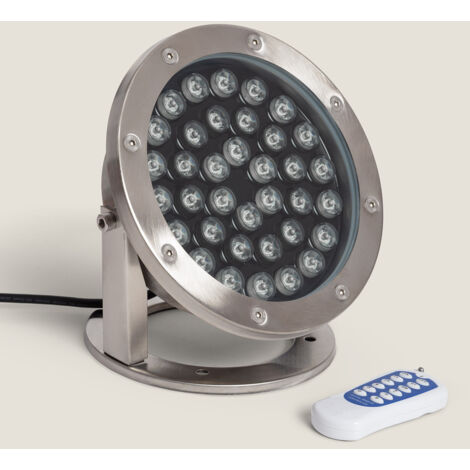Faretto LED RGB da Superficie 12V 36W Sommergibile IP68  RGB