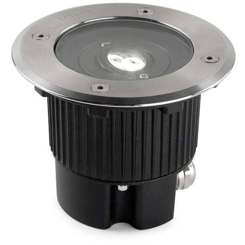 Ledkia - Leds-C4 Gea - Faretto da incasso a terra per esterni a led in acciaio inossidabile lucido 12,5 cm 522 lm 3000K IP67