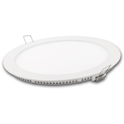 Faretto LED rotondo bianco matel da 18w freddo