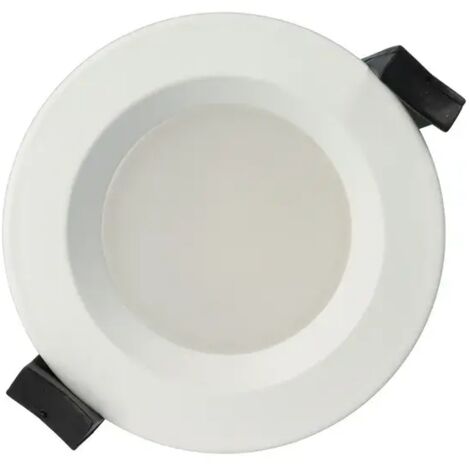 Faretto LED rotondo da incasso diam.85mm, 7W, 220Vac, con regolazione temperatura luce (Calda - Naturale - Fredda) - Bianco