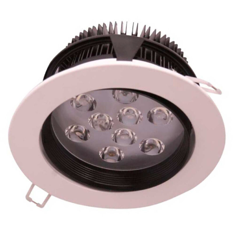 Faretto led da incasso rotondo orientabile Eilen 9W 700lm Ø13cm