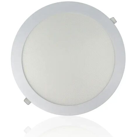 Faretto LED rotondo da incasso ultrasottile diam.300mm, 24W, 220Vac, Luce Naturale - Bianco