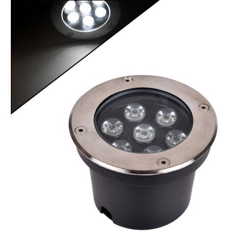 FARETTO LED SEGNAPASSO CALPESTABILE 7W DA INCASSO - LUCE FREDDA 6500K° IP65 PER ESTERNI E GIARDINI