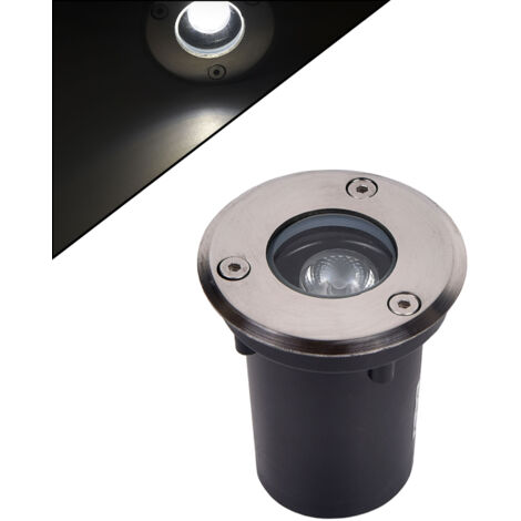 FARETTO LED SEGNAPASSO CALPESTABILE DA 1W LUCE NATURALE 4000K - IDEALE PER VIALI SENTIERI E AMBIENTI ESTERNI IP65