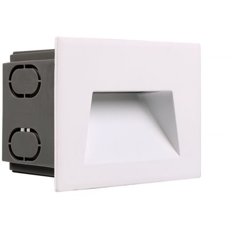 FARETTO LED SEGNAPASSO DA 5W PER INTERNI ED ESTERNI CON LUCE BIANCA NATURALE 4000K - PERFETTA PER GIARDINI SCALE E VIALI