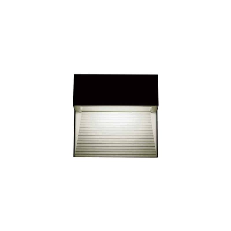 VT-1172 Lampada applique led 3W parete segnapasso quadrato nero IP65 bianco caldo 3000K - sku 1398 - Nero - V-tac