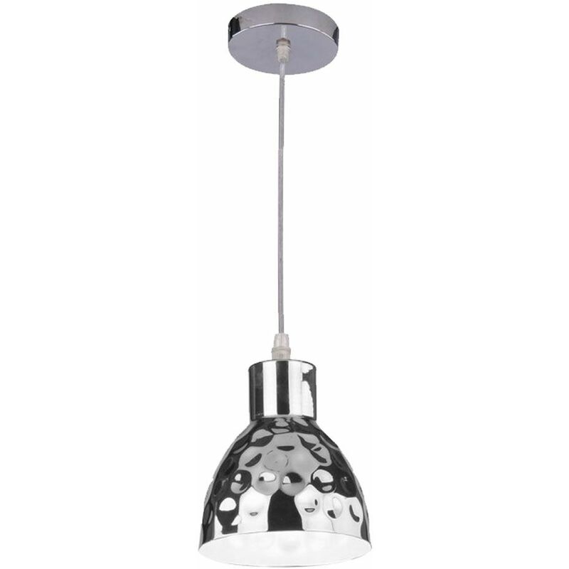 Image of Lampada a sospensione design retrò martello pendolo luce soggiorno illuminazione cromo V-tac 3712