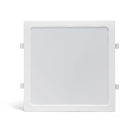 Faretto Led slim da incasso 24W Quadrato Cornice bianca Apertura 100 gradi Bianco freddo 6500K Aigostar