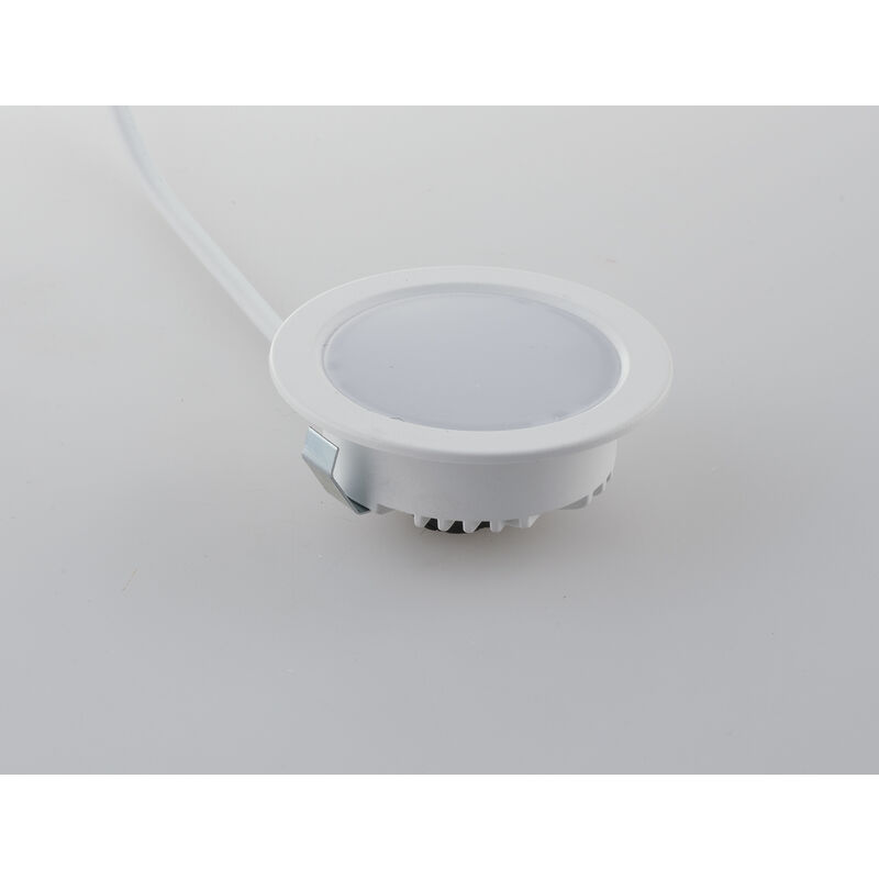 Image of Incasso sottopensile LED NEMO bianco 3,5W 250 Lumen 4000K (luce naturale) IP44 6,5x1,8 cm. - Bianco