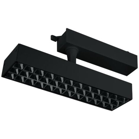 Faretto LED su binario 20W nero X-Line DPM 4000K 1750lm