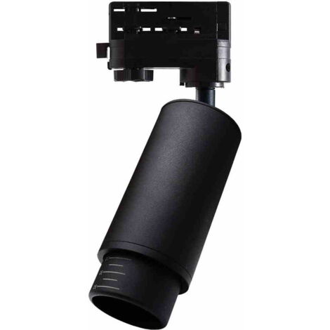 Faretto LED su binario orientabile Milagro ZOOM ML7371 nero