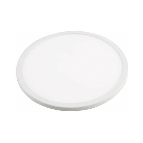 Faretto LED tondo orientabile bianco matel da 30w freddo