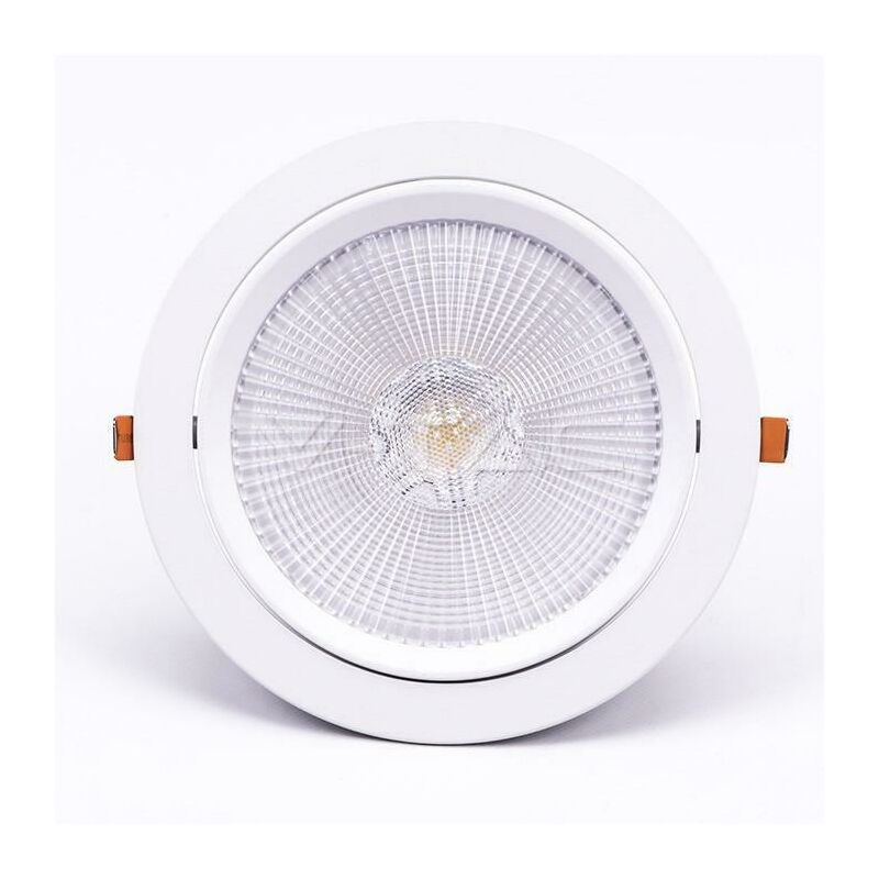 Image of Faretto led da incasso 30w chip samsung in alluminio colore bianco luce direzionale 3000k vt 2-30 845 - V-tac