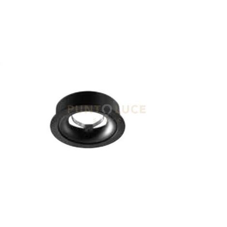 FARETTO LEVELS GU10 CUT OUT D.8,1CM IP20 NERO DIREZIONALE
