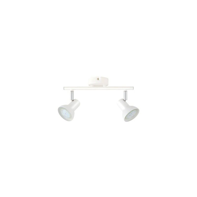 Image of Faretto lineare doppio da soffitto Kaitola Serie GU10 Bianco