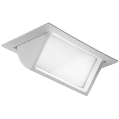 "Faretto LYBRA estraibile in alluminio bianco con CCT 38W"