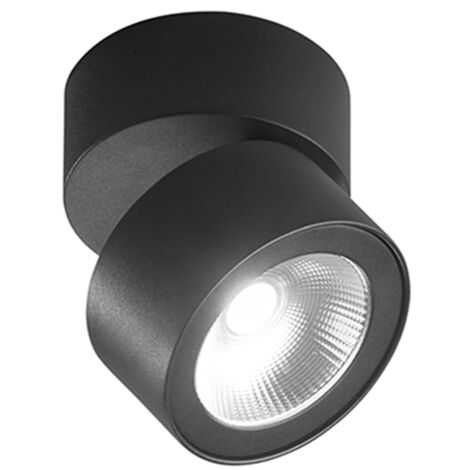 Faretto Moderno Camera Metallo Nero Led 15W 3000K