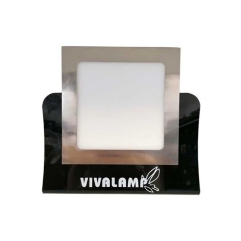 Faretto Pannello LED ultraslim 12W color acciaio faretto a led da incasso con Driver