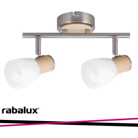 Faretto parete/soffitto Gavin cromo/bianco 2xE14 Rabalux