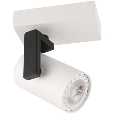 Faretto parete/soffitto Italux Mola bianco GU10 orientabile